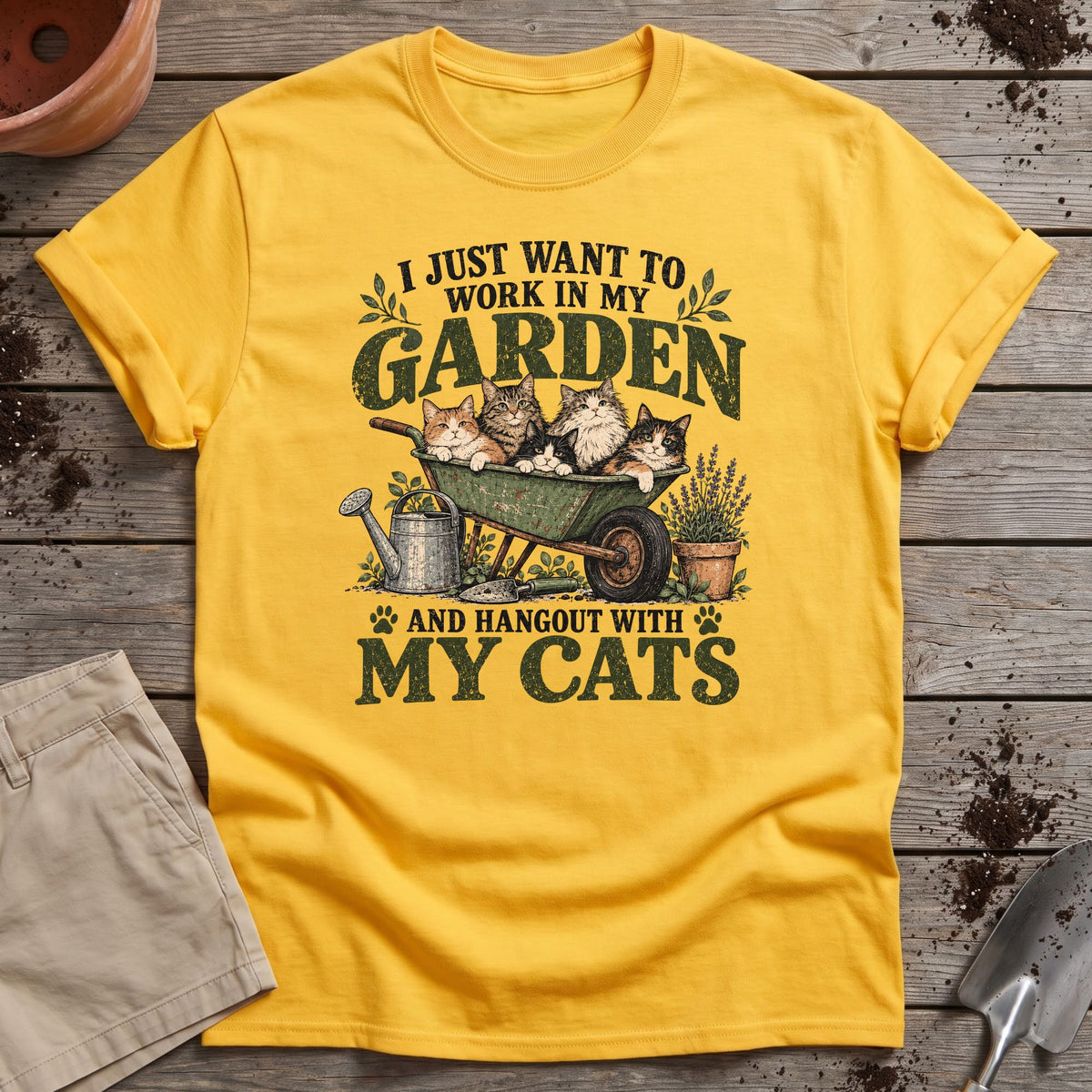 Garden Cat Life T-Shirt