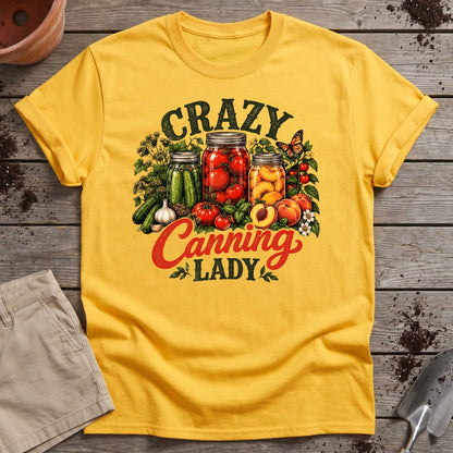 Crazy Canning Lady T-Shirt