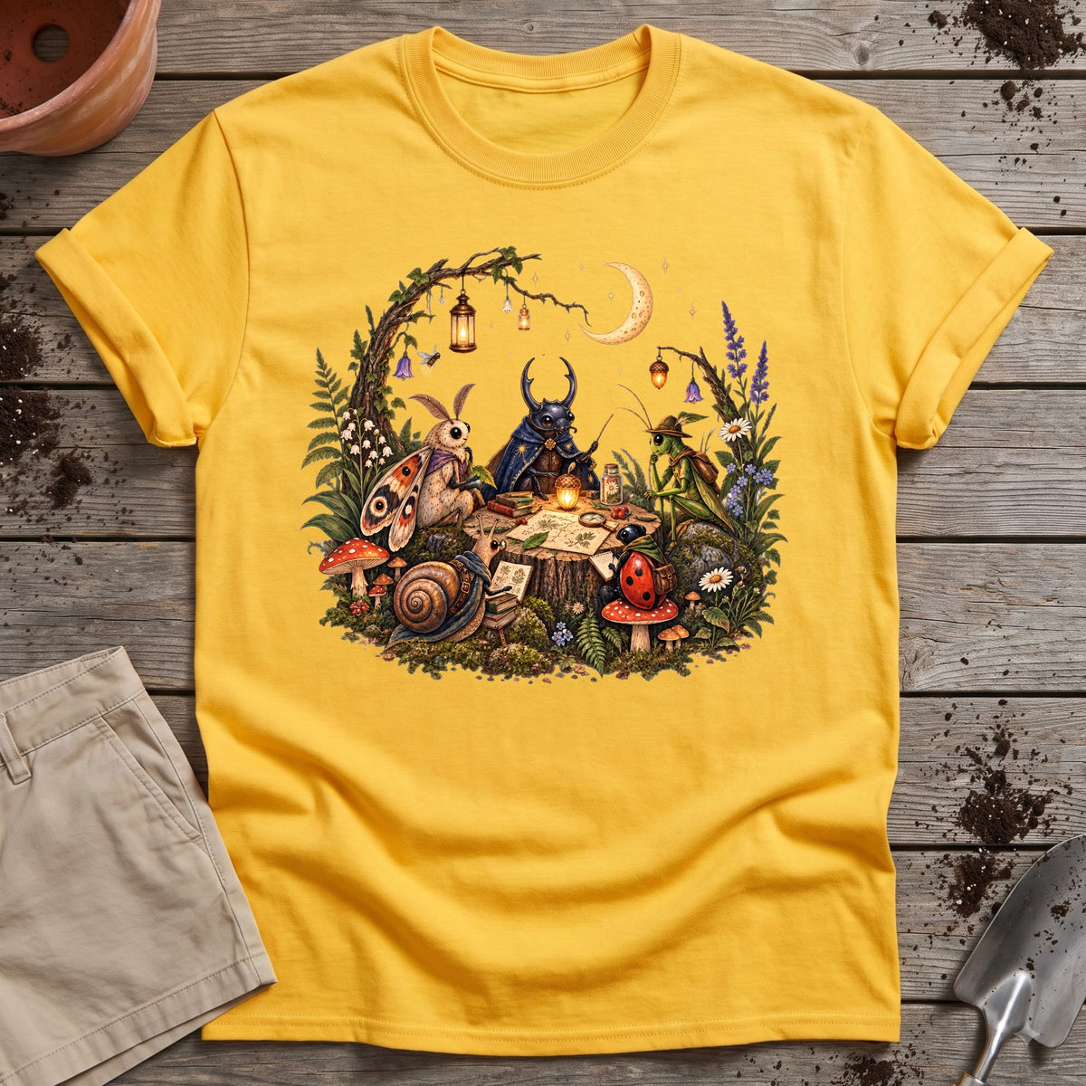 Moonlit Bug Council T-Shirt