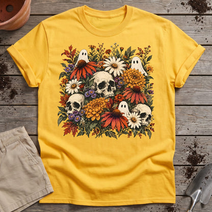 Ghostly Garden Blooms T-Shirt