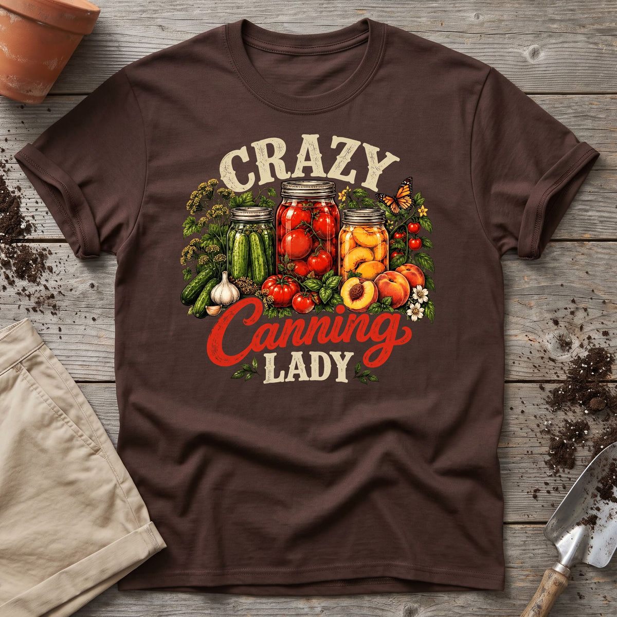 Crazy Canning Lady T-Shirt