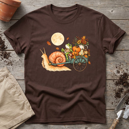 Moonlit Pumpkin Wagon T-Shirt