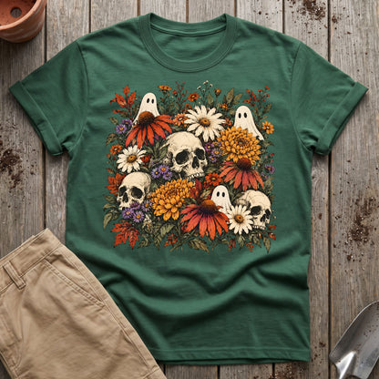 Ghostly Garden Blooms T-Shirt