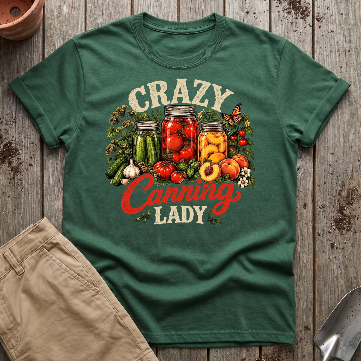 Crazy Canning Lady T-Shirt