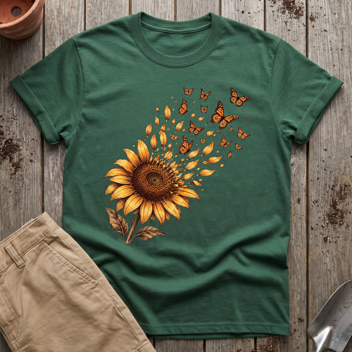 Monarch Sunflower T-Shirt