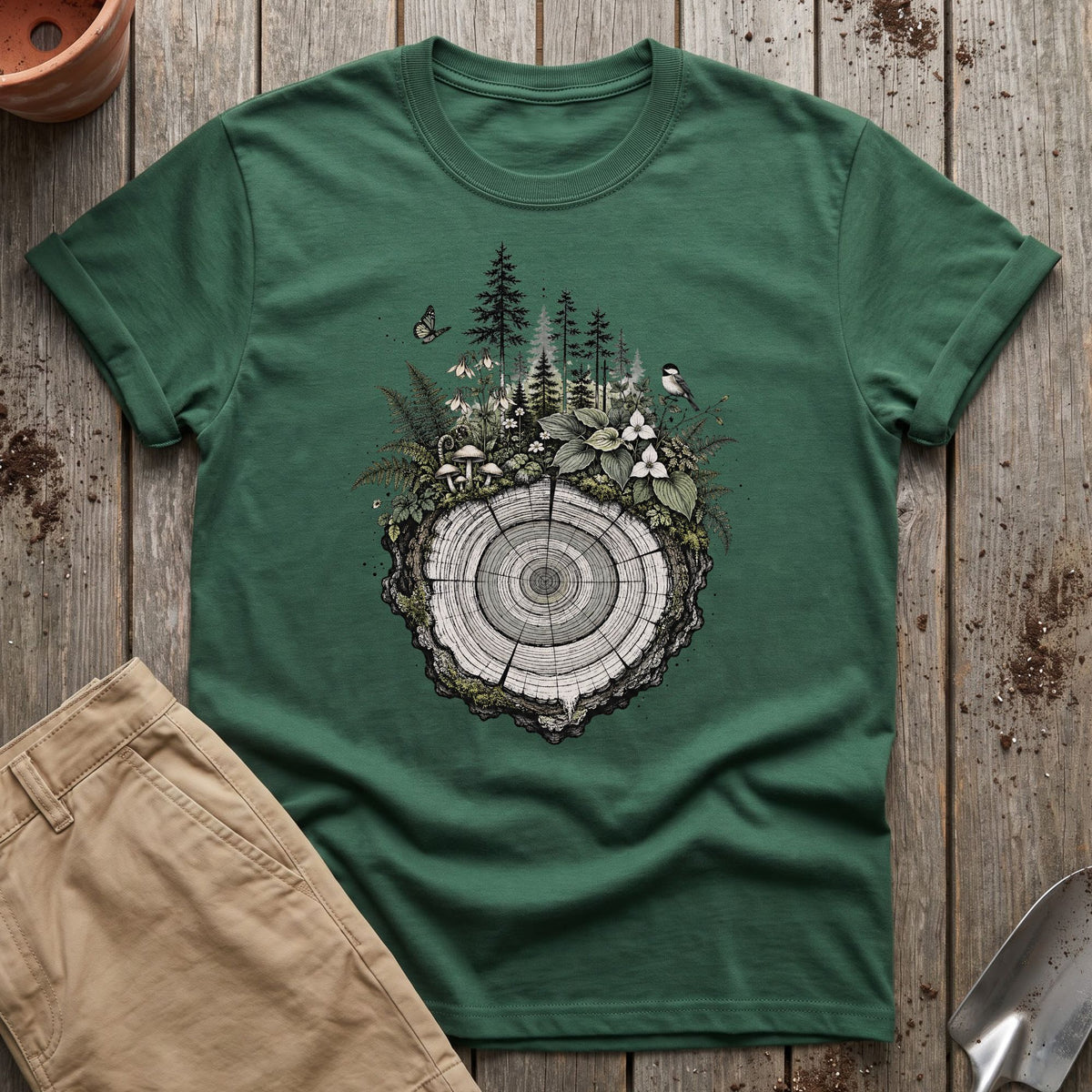 Forest Growth Rings T-Shirt