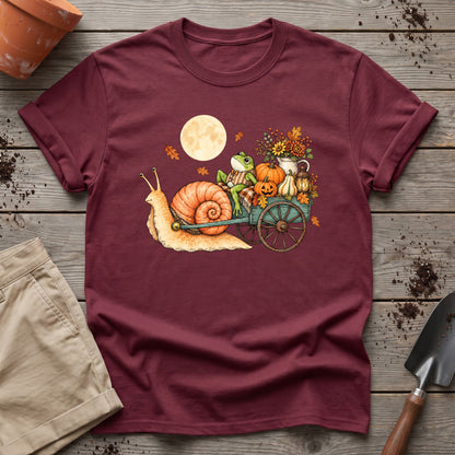 Moonlit Pumpkin Wagon T-Shirt