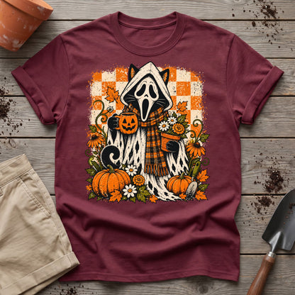 Spooky Garden Cat T-Shirt