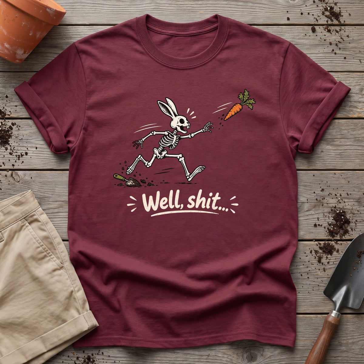 Well Shit Bunny T-Shirt