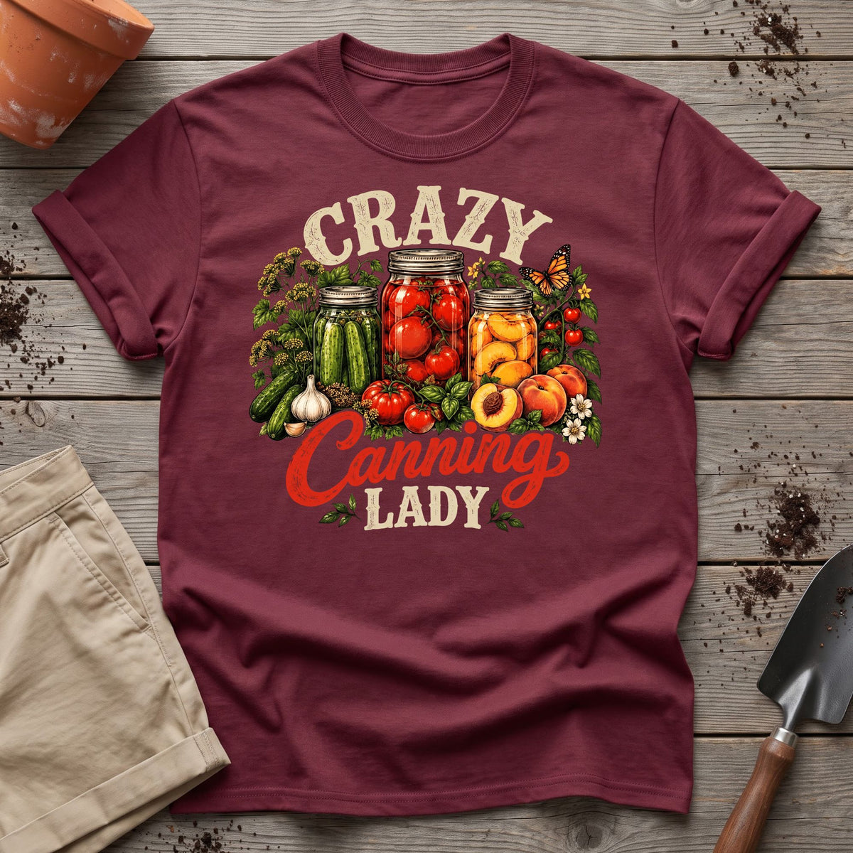 Crazy Canning Lady T-Shirt