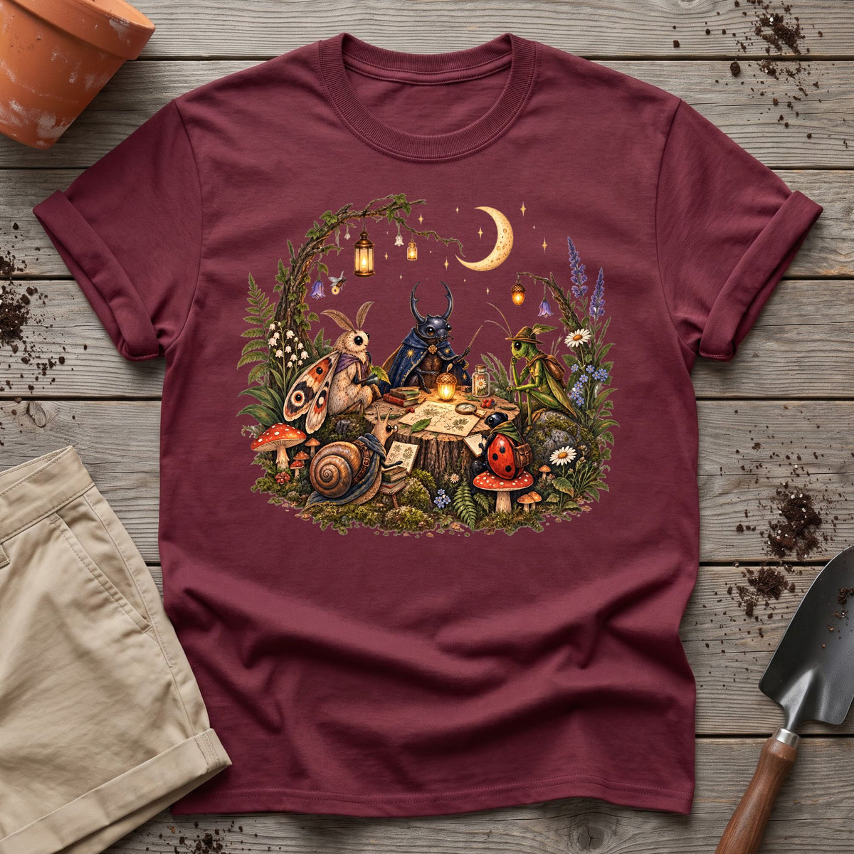 Moonlit Bug Council T-Shirt