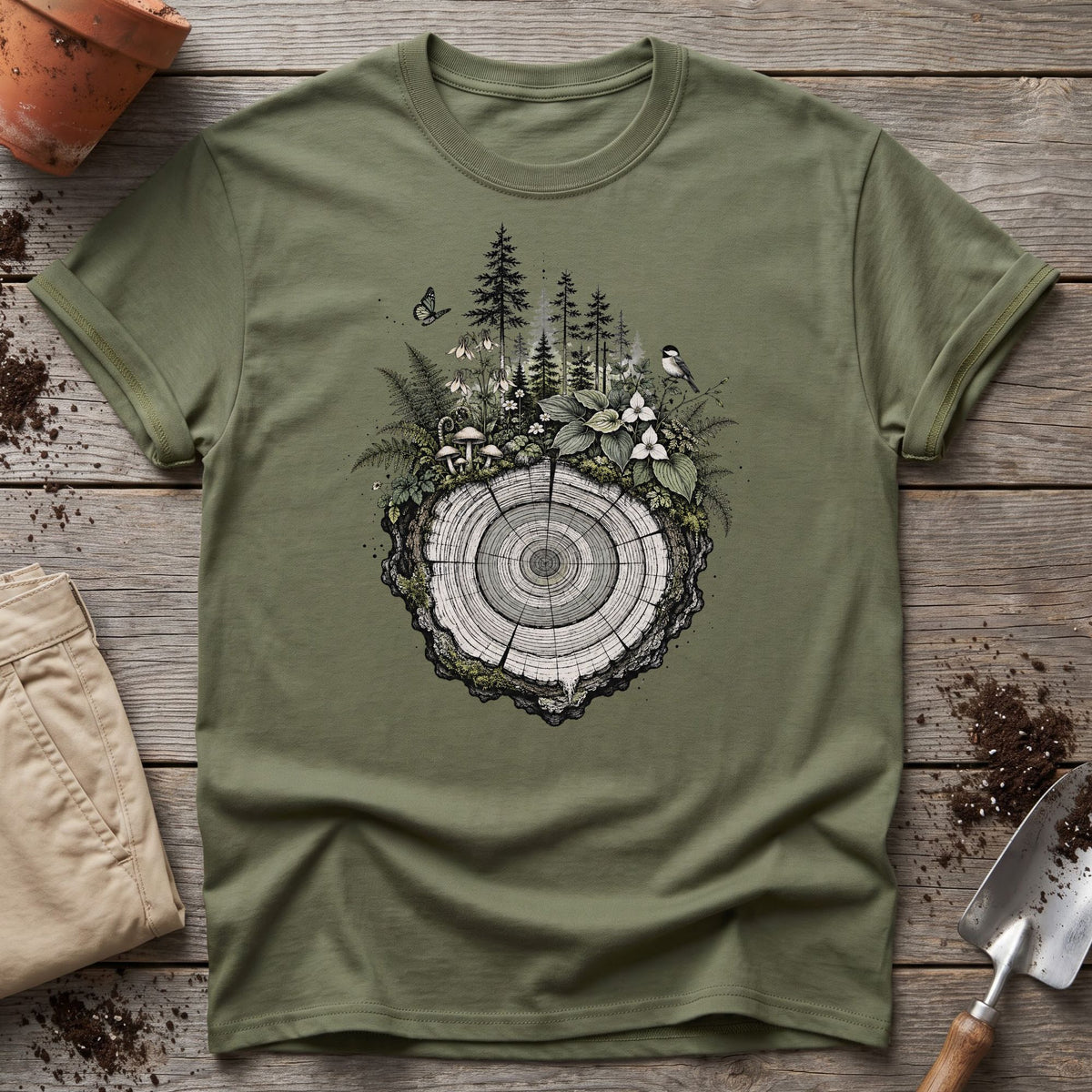 Forest Growth Rings T-Shirt