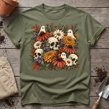 Ghostly Garden Blooms T-Shirt