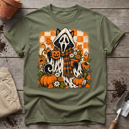 Spooky Garden Cat T-Shirt