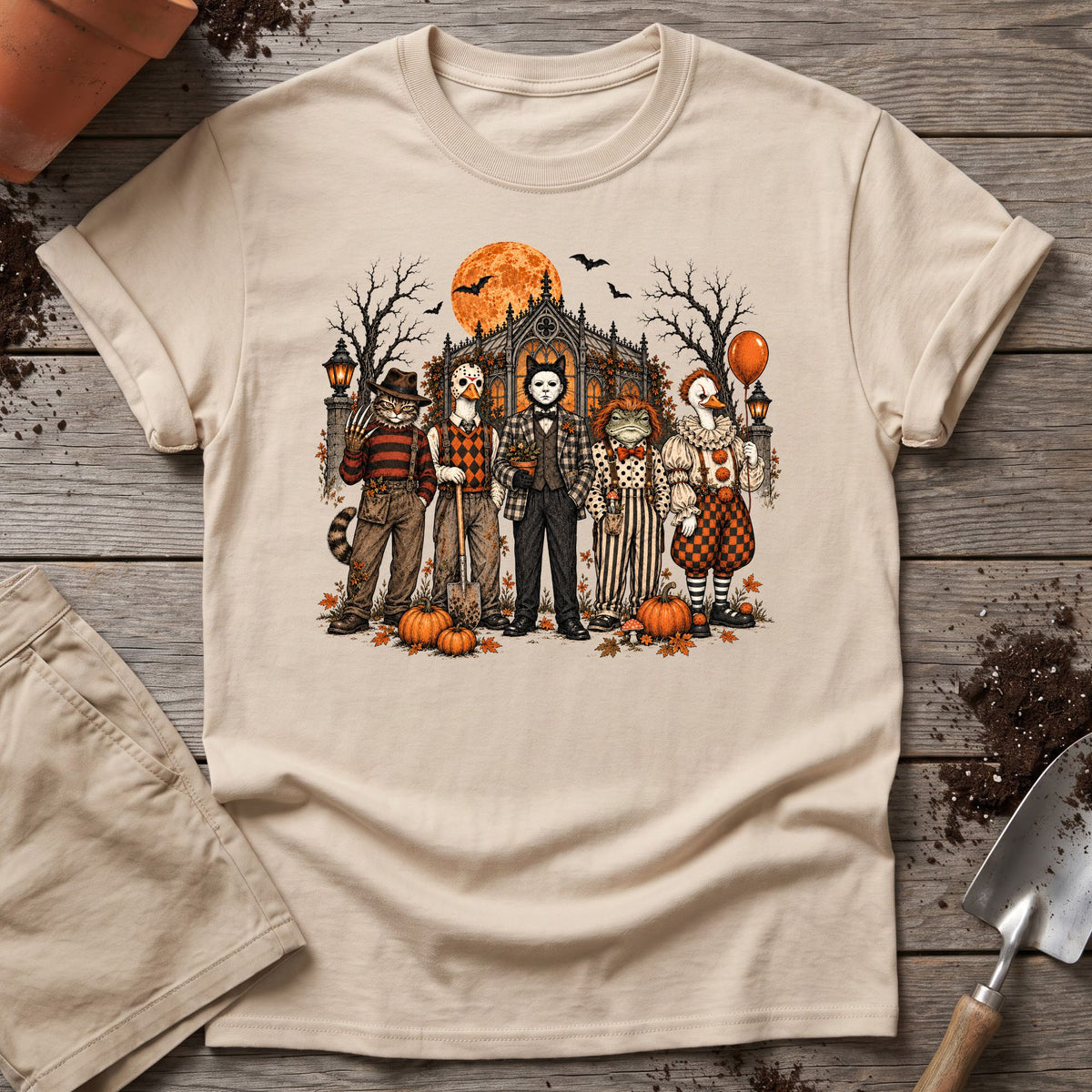 Spooky Garden Lineup T-Shirt