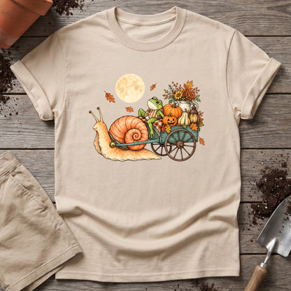 Moonlit Pumpkin Wagon T-Shirt