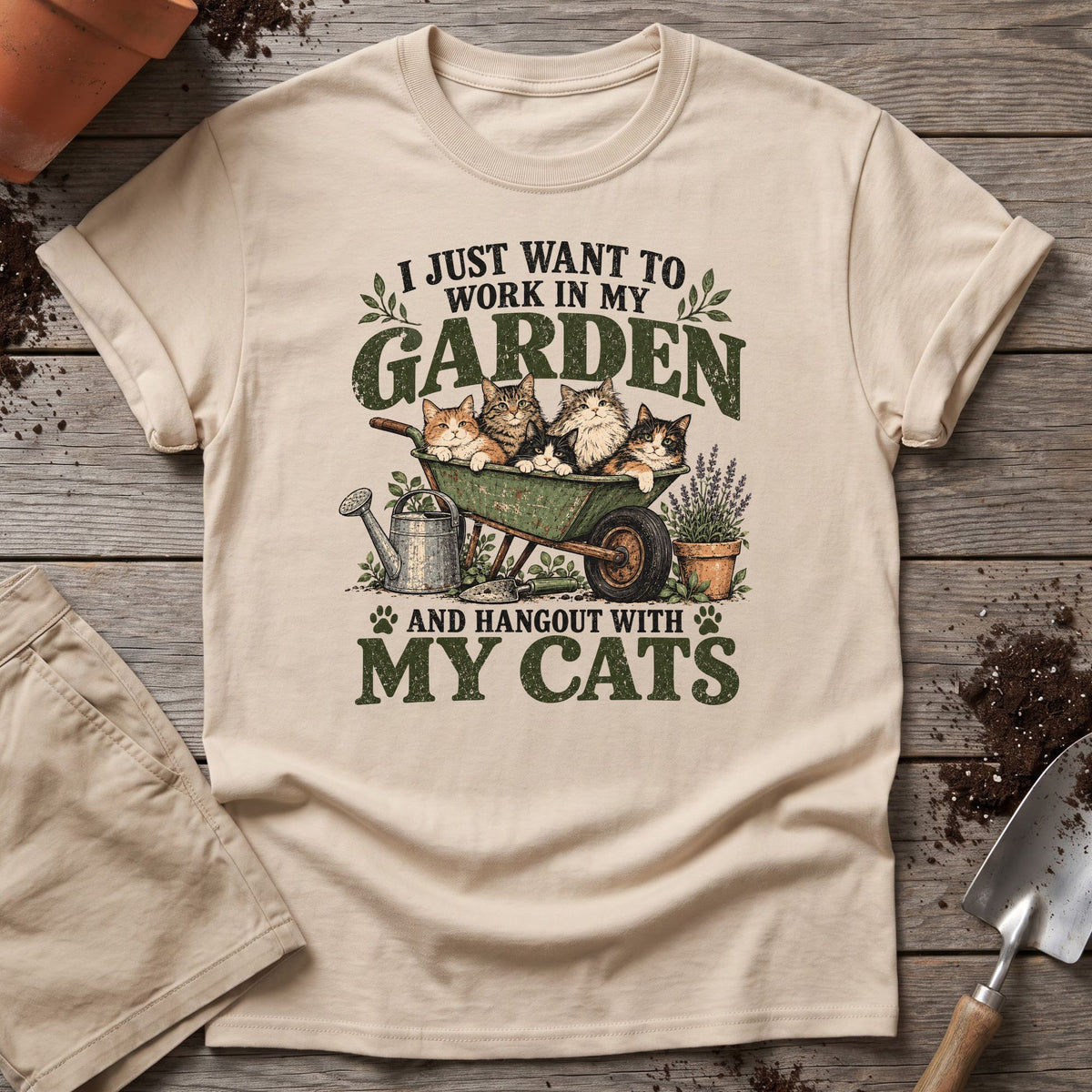 Garden Cat Life T-Shirt