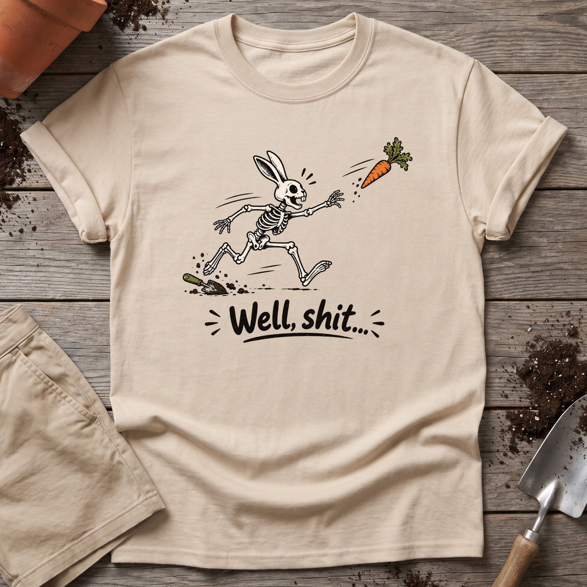 Well Shit Bunny T-Shirt