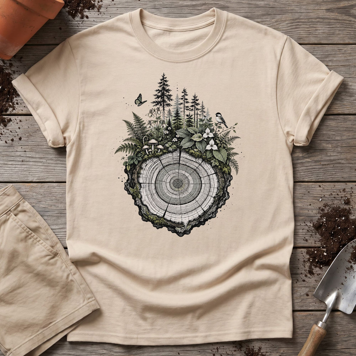 Forest Growth Rings T-Shirt