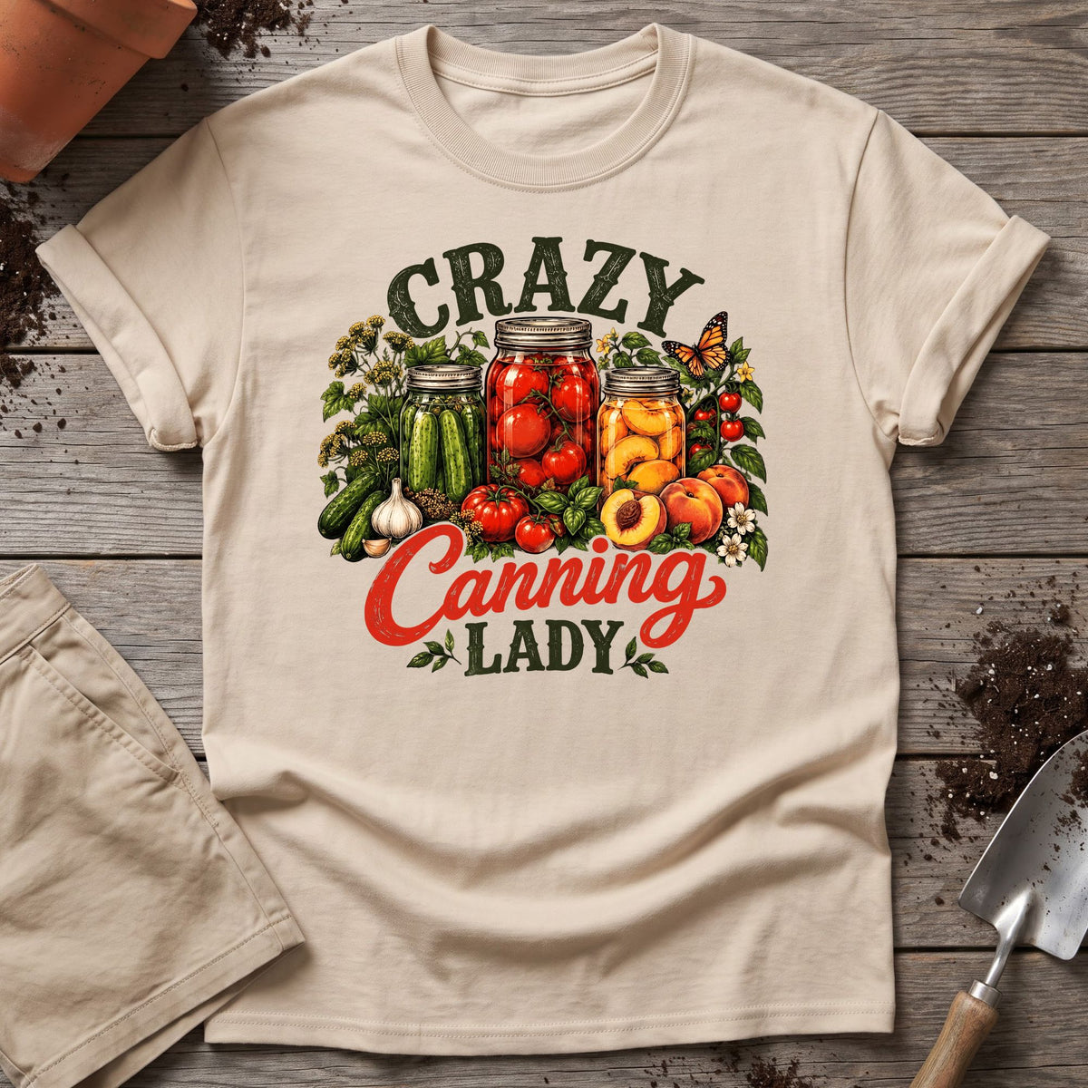 Crazy Canning Lady T-Shirt