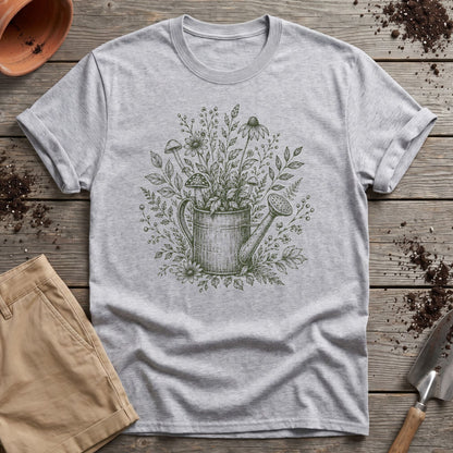 Botanical Watering Can T-Shirt