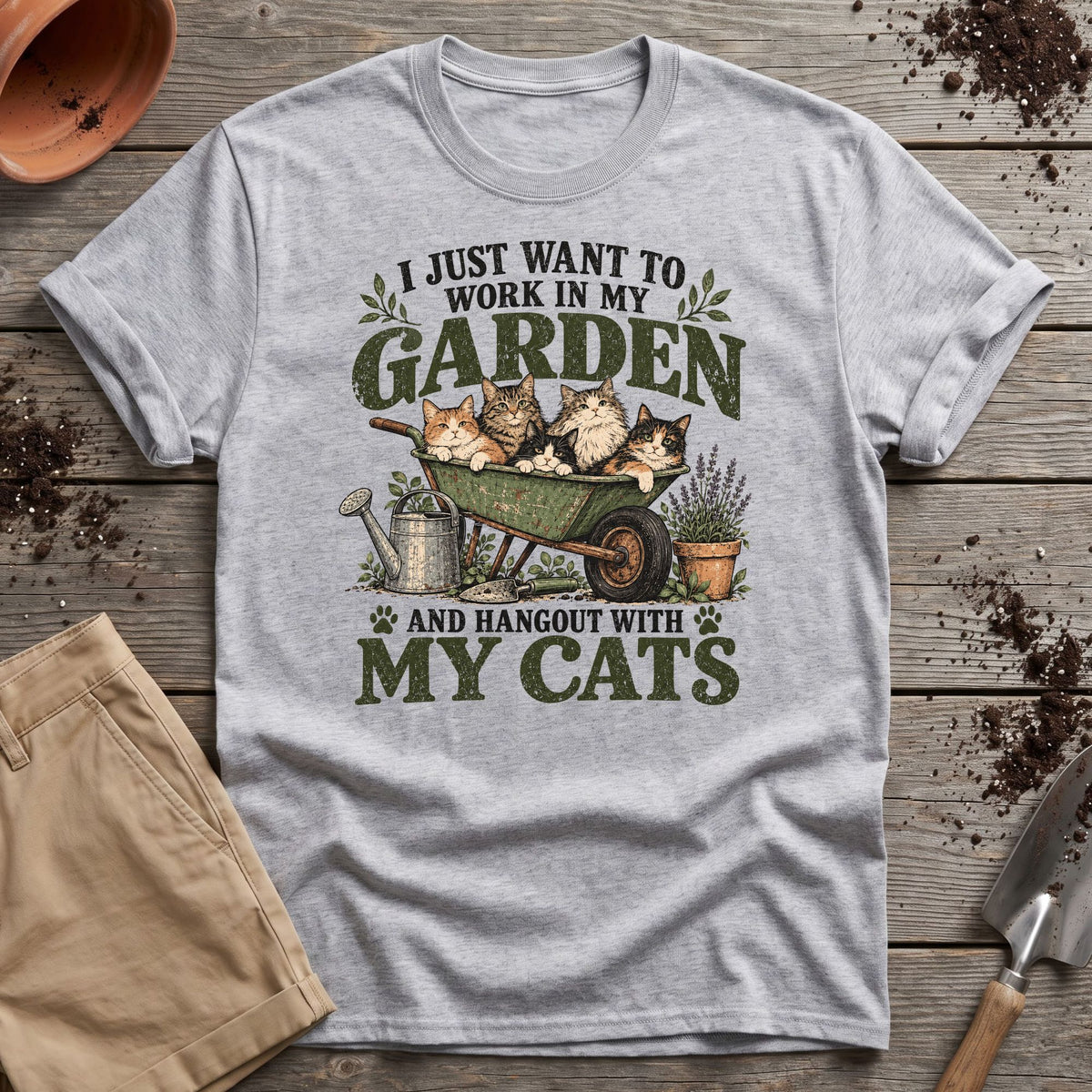 Garden Cat Life T-Shirt