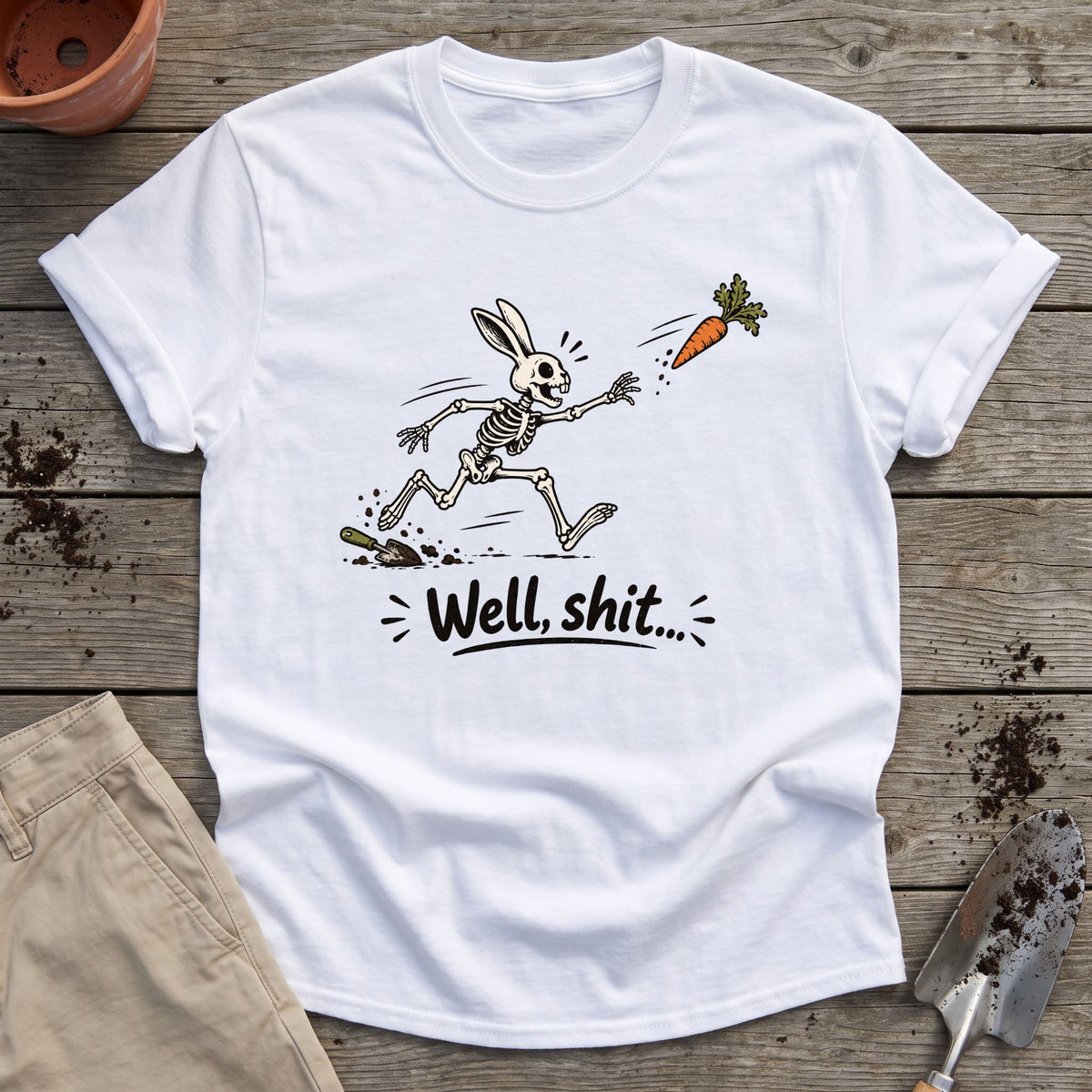 Well Shit Bunny T-Shirt