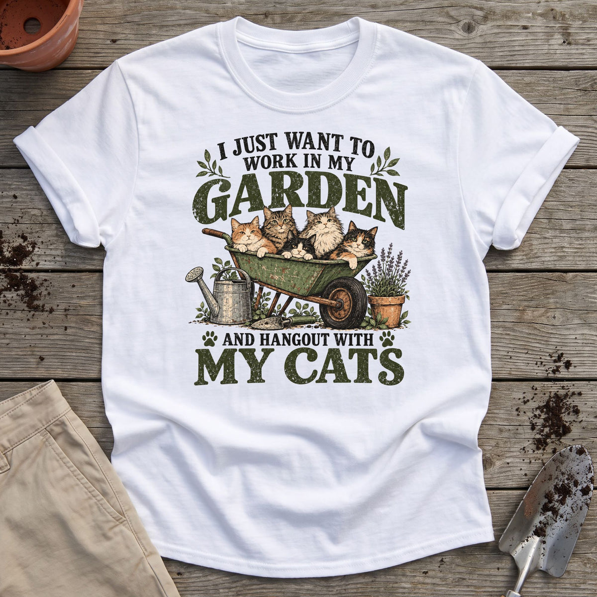 Garden Cat Life T-Shirt