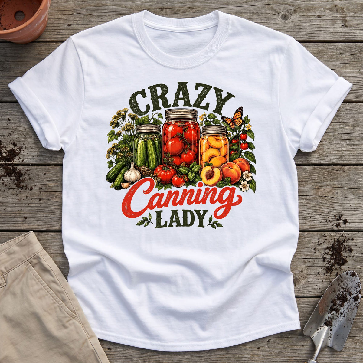 Crazy Canning Lady T-Shirt