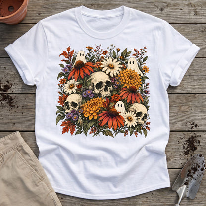 Ghostly Garden Blooms T-Shirt