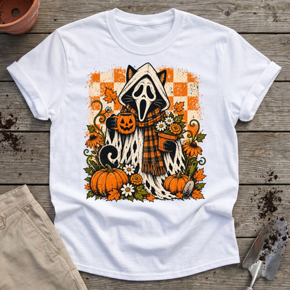 Spooky Garden Cat T-Shirt