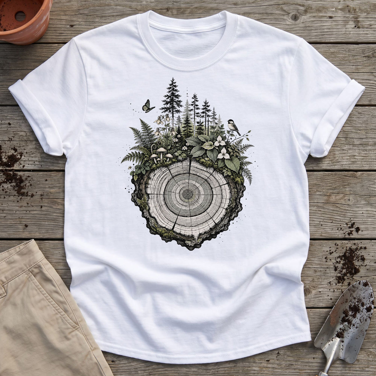 Forest Growth Rings T-Shirt