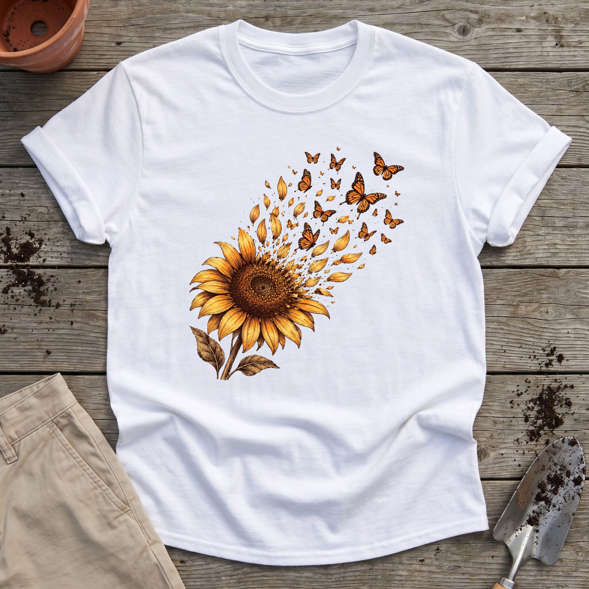 Monarch Sunflower T-Shirt