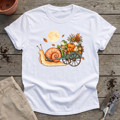 Moonlit Pumpkin Wagon T-Shirt