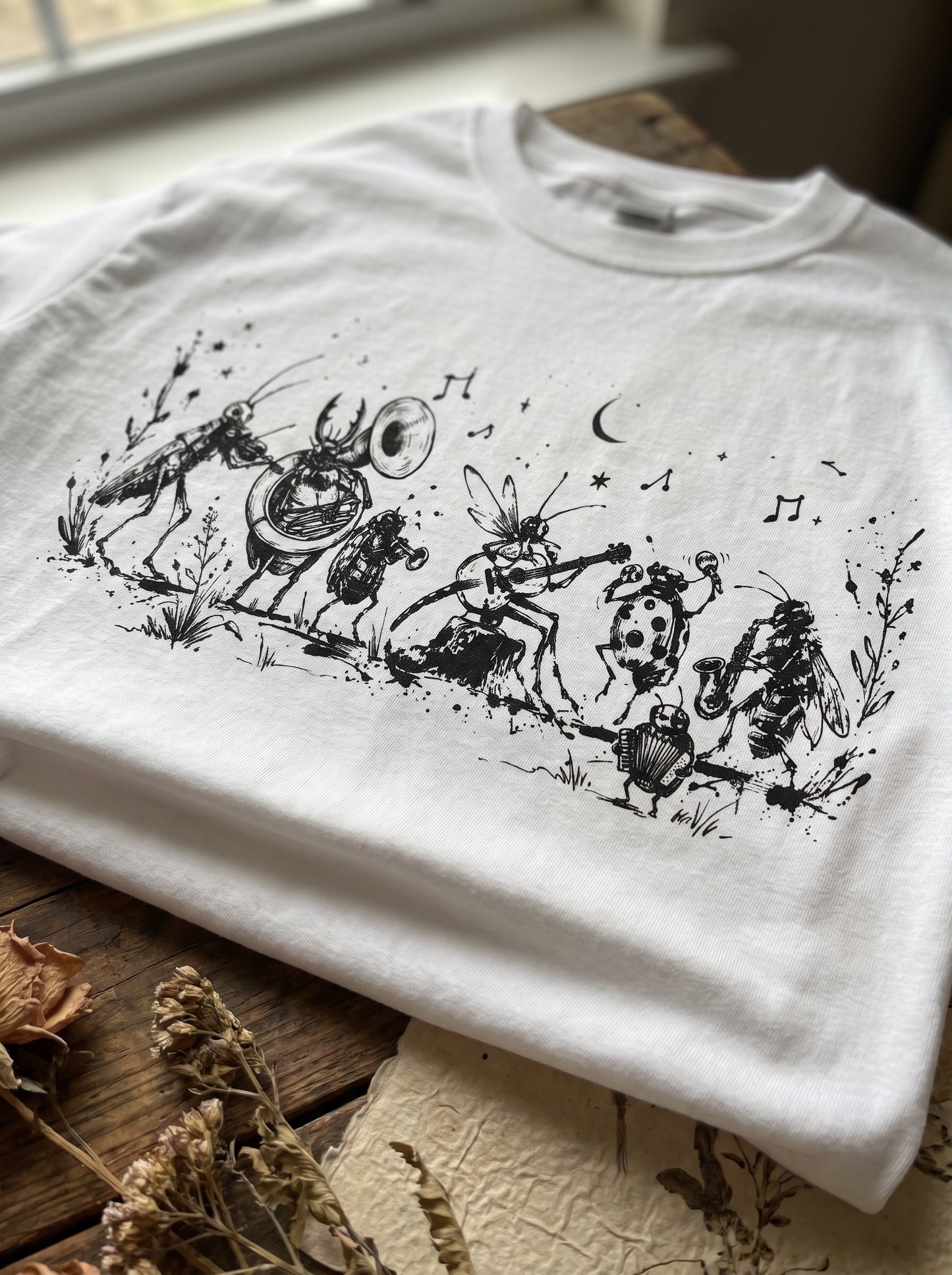 Garden Bug Band T-Shirt