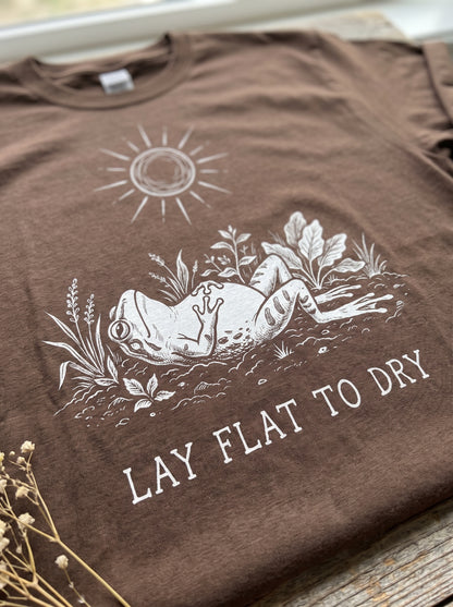 Lay Flat To Dry Frog T-Shirt
