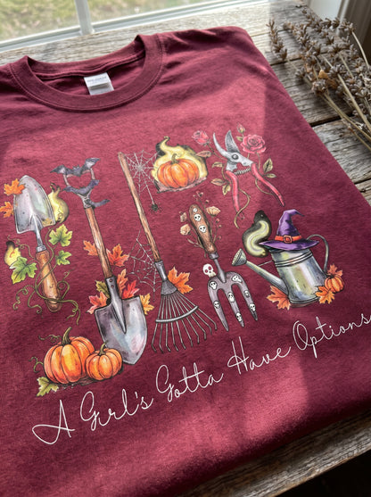 Halloween Garden Tools T-Shirt