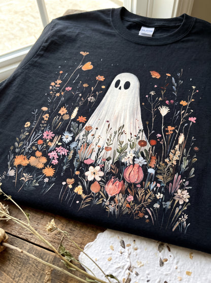 Ghost In The Wildflower Garden T-Shirt