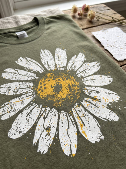 Bold Daisy Ink Garden T-Shirt
