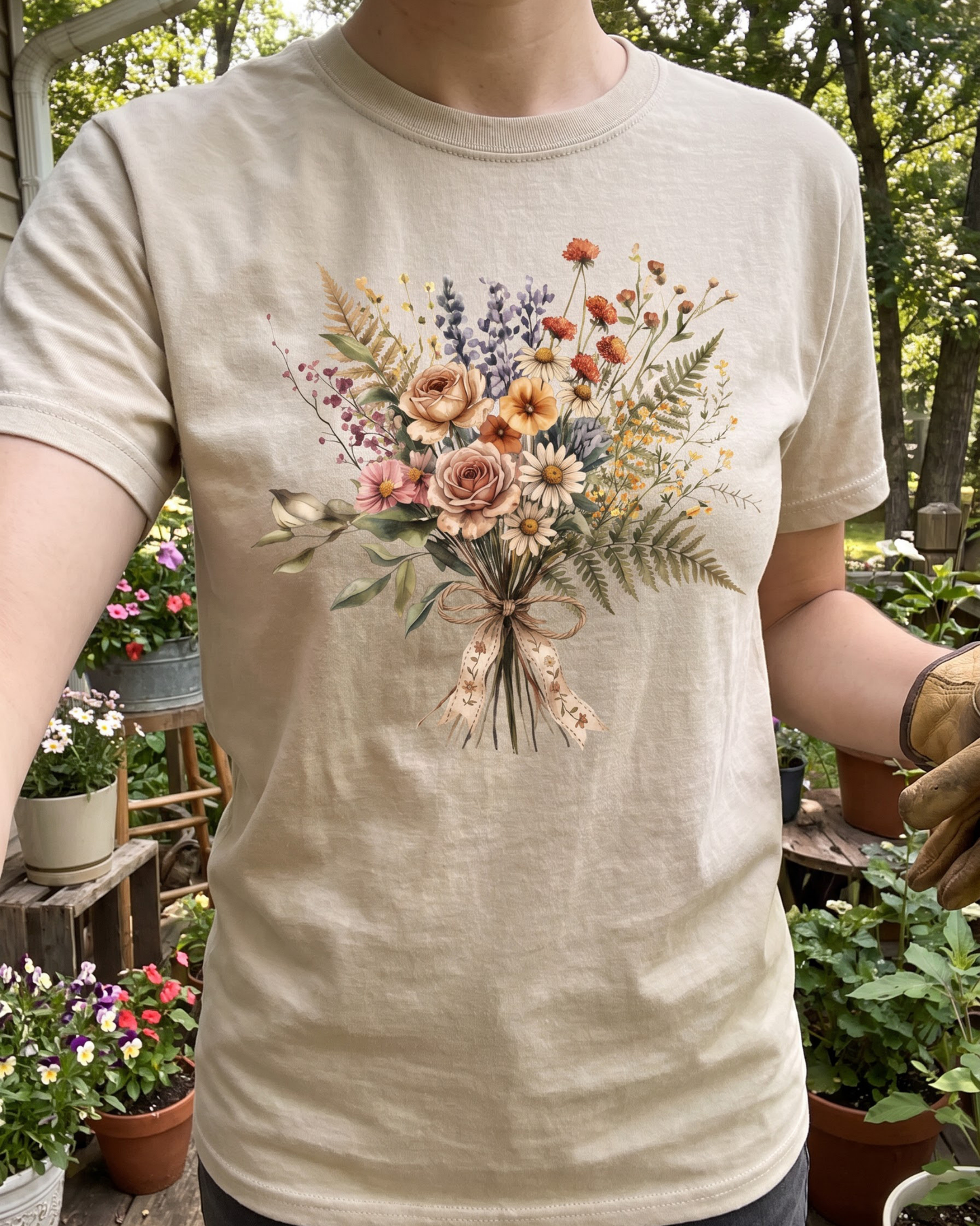 Floral Bouquet Botanical T-Shirt