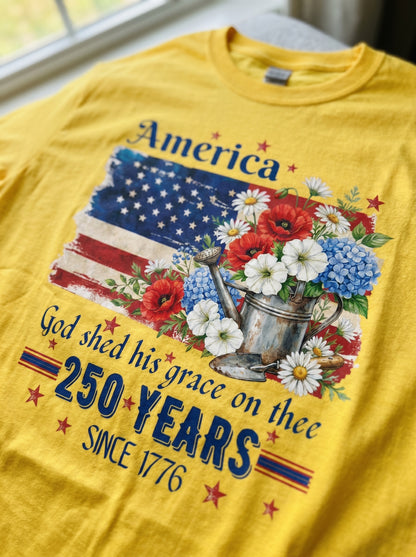 Grace in Bloom America T-Shirt
