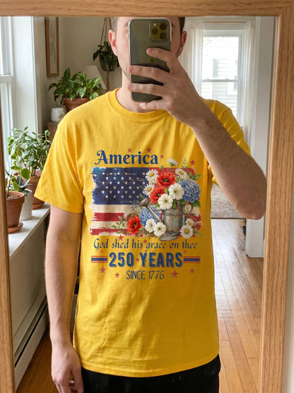 Grace in Bloom America T-Shirt