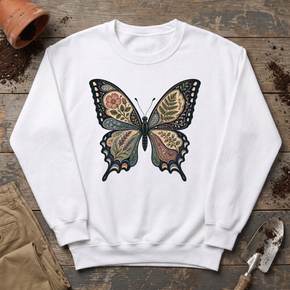 Botanical Butterfly Sweatshirt
