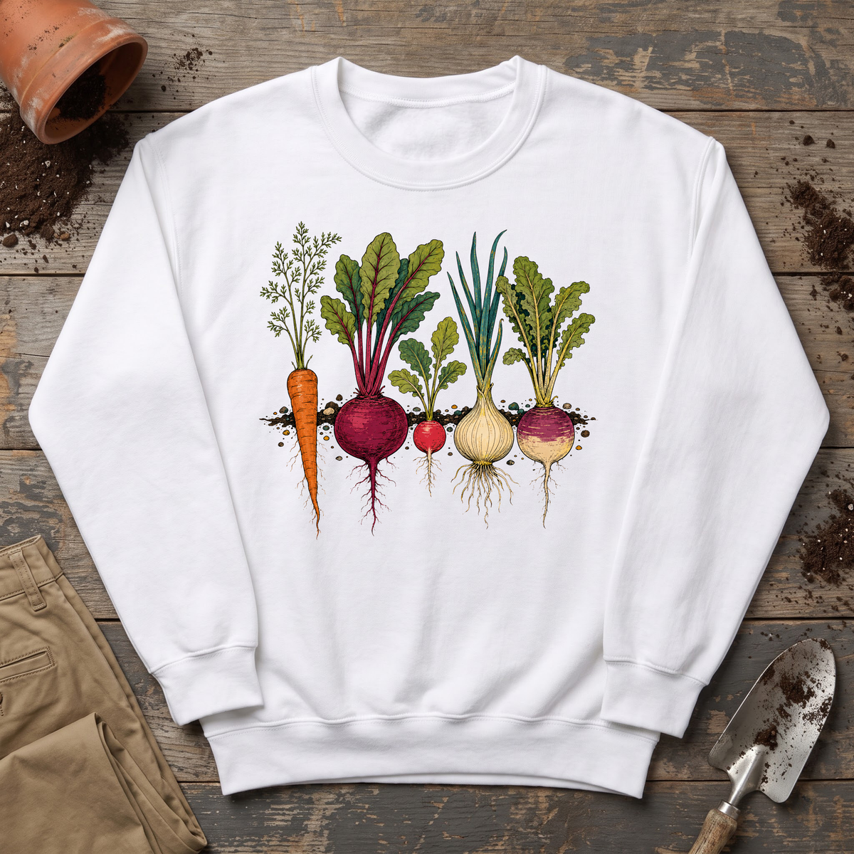 Root Vegetable Garden Sweatshirt