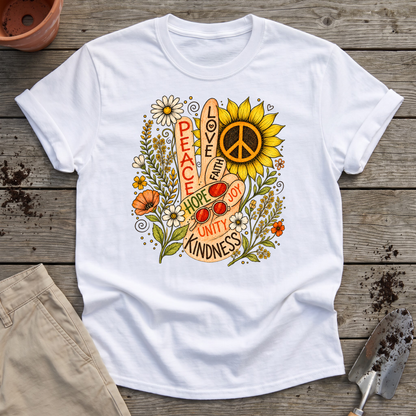 Flower Power Peace T-Shirt