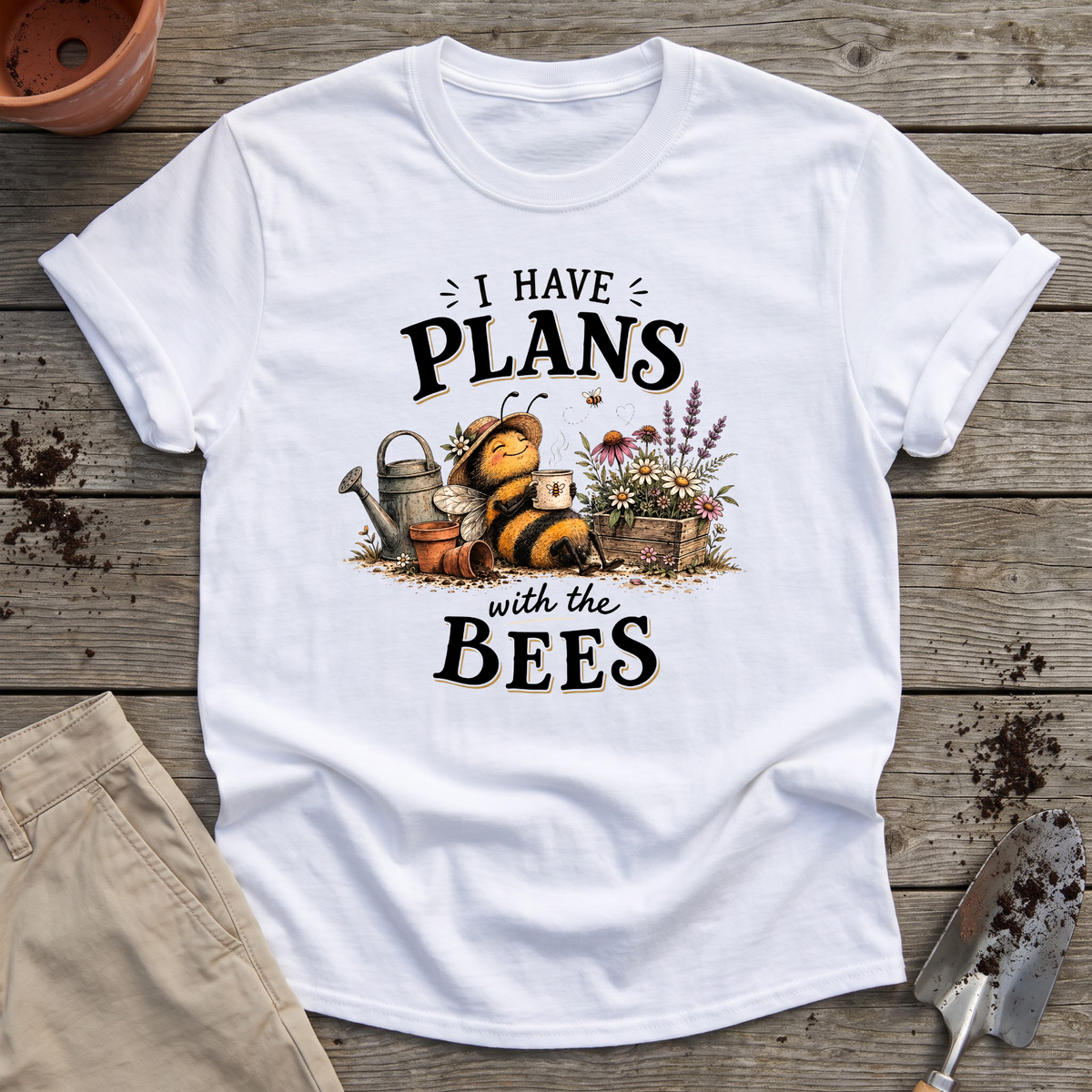 Plans With Bees T-Shirt