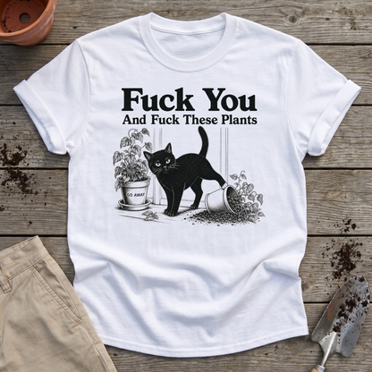 Cat vs Plants T-Shirt