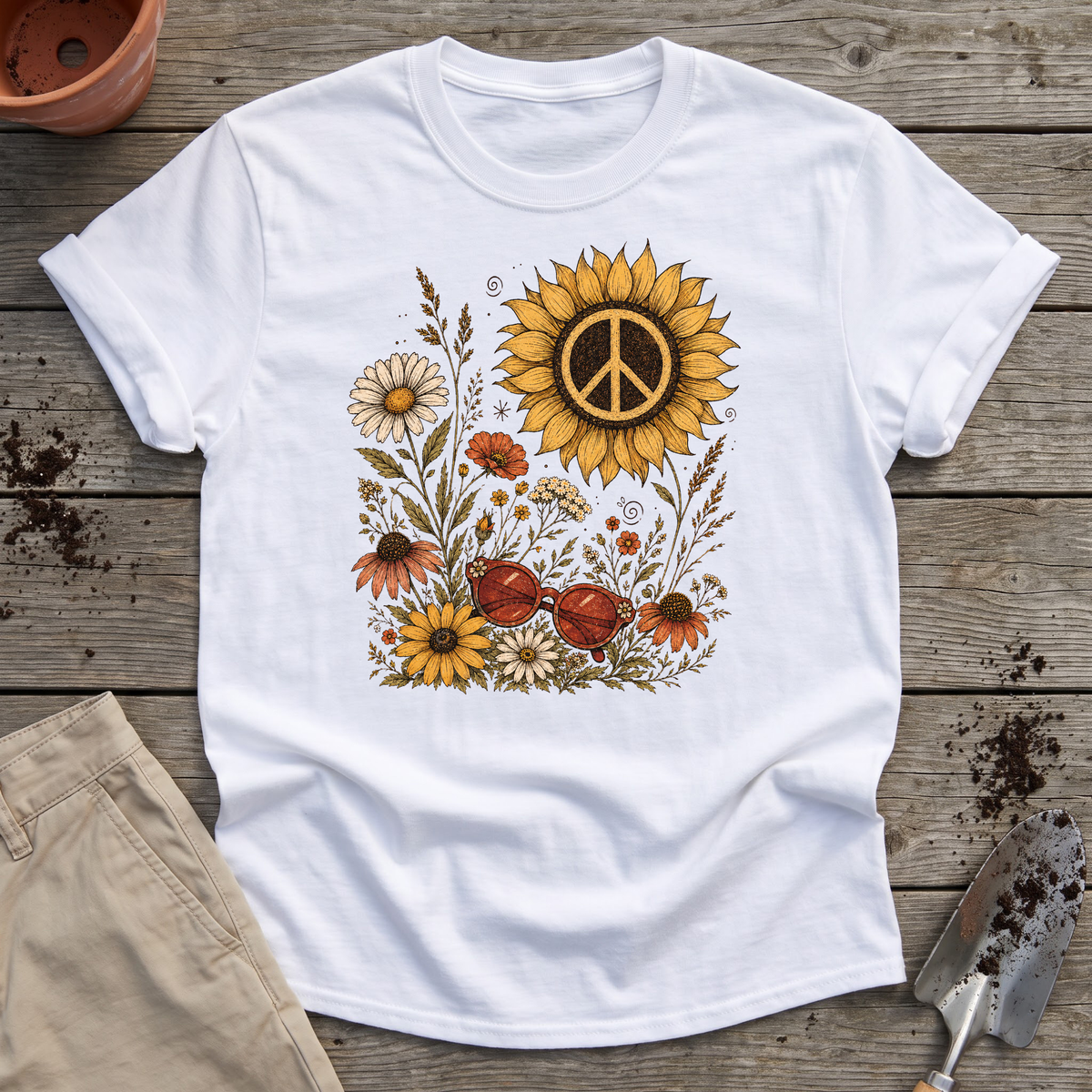Sunflower Peace T-Shirt