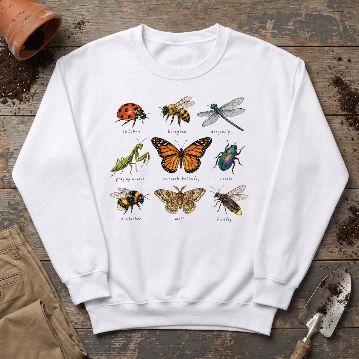Garden Pollinators Sweatshirt