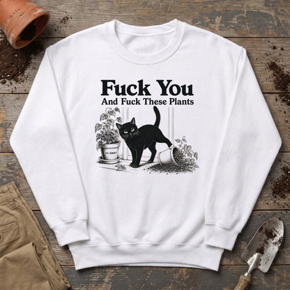 Cat vs Plants Sweatshirt